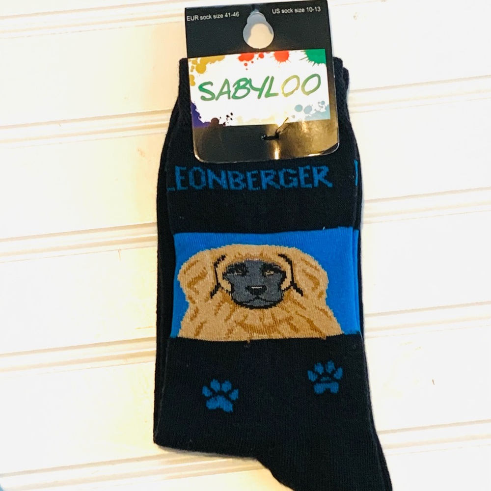 NWT Dog Socks Adult size Leonberger